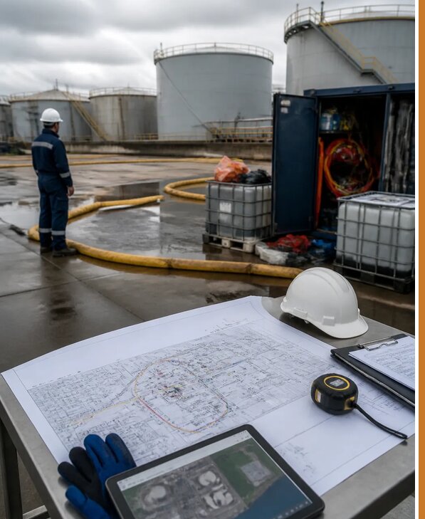 Разработка плана ликвидации разливов нефти в Минеральных Воде